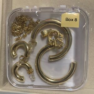 Gold Plated Jewelry Bundle Box 8